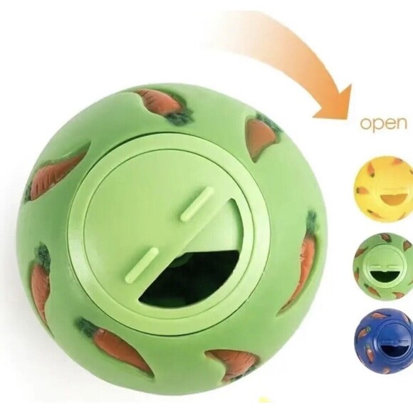 Guinea Pig Bundle Small Pet Hide Pink Felt Tent, Snuffle Mat And Treat Ball - Picture 8 of 11